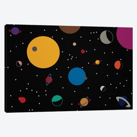 Outer Space Canvas Print #RFE72} by Rosi Feist Art Print