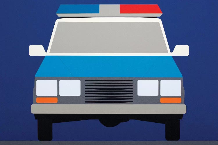 Police Car 1988 by Rosi Feist wall art