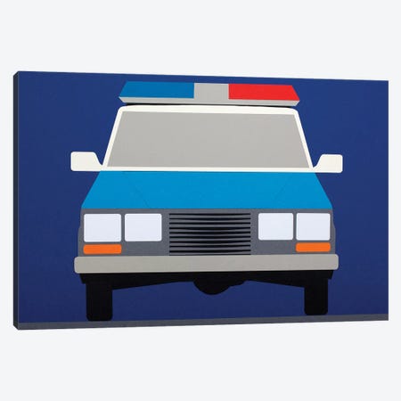 Police Car 1988 Canvas Print #RFE79} by Rosi Feist Art Print