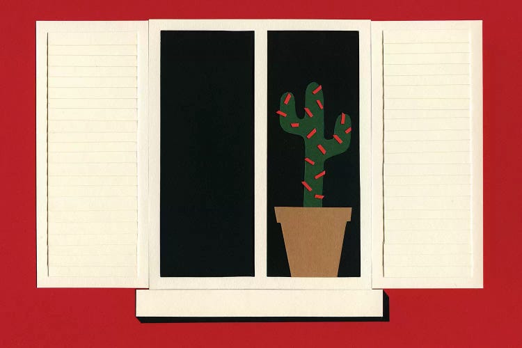 Red House White Window by Rosi Feist wall art