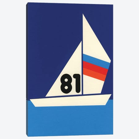 Sailing Regatta 81 Canvas Print #RFE90} by Rosi Feist Canvas Art Print