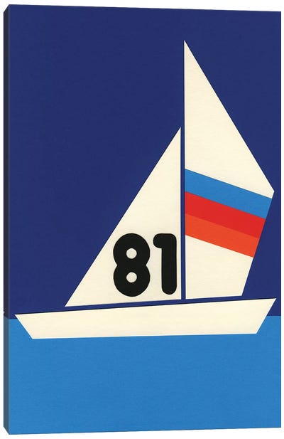 Sailing Regatta 81 Canvas Art Print - Kids Nautical & Ocean Life Art