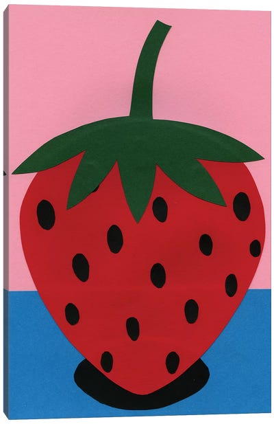 Strawberry Canvas Art Print - Rosi Feist