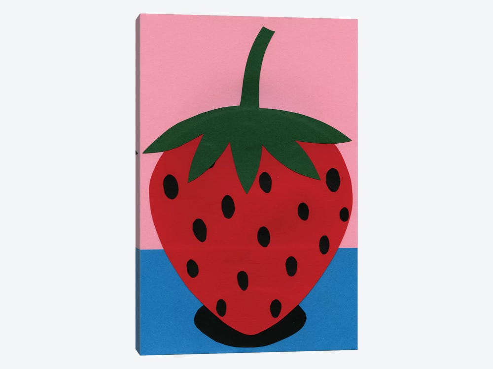 Strawberry by Rosi Feist 1-piece Canvas Wall Art