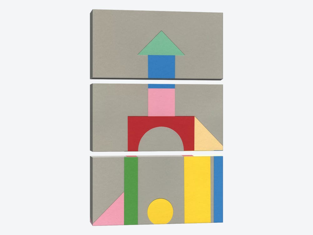 Bauhaus Tower by Rosi Feist 3-piece Canvas Print