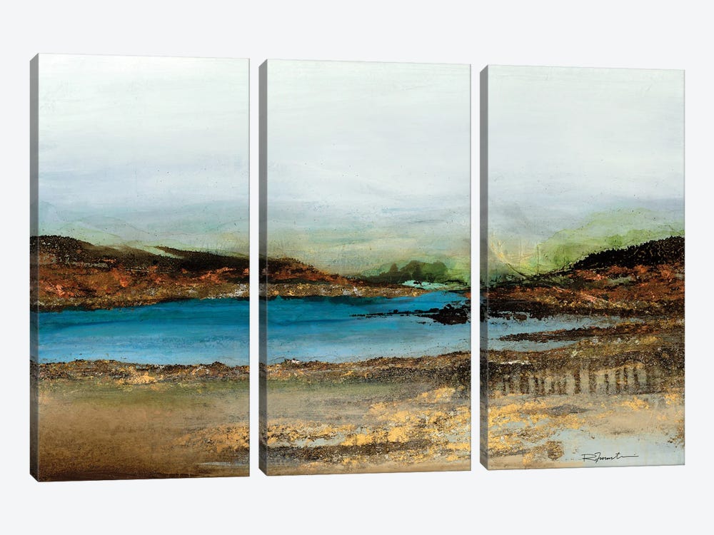 Lakeside by Ruth Fromstein 3-piece Canvas Wall Art