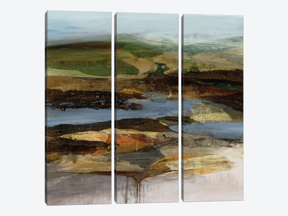 Uninhabited by Ruth Fromstein 3-piece Canvas Print