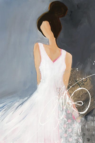 Lady With Big Bun by Ruth Fromstein art print