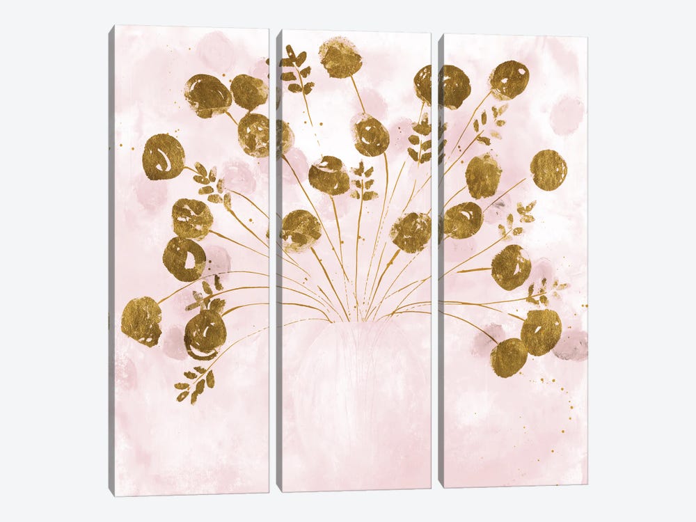 Golden I by Ruth Fromstein 3-piece Canvas Artwork