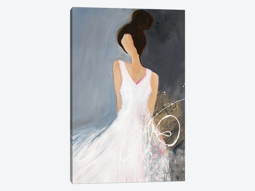 Lady With Big Bun by Ruth Fromstein 1-piece Canvas Art