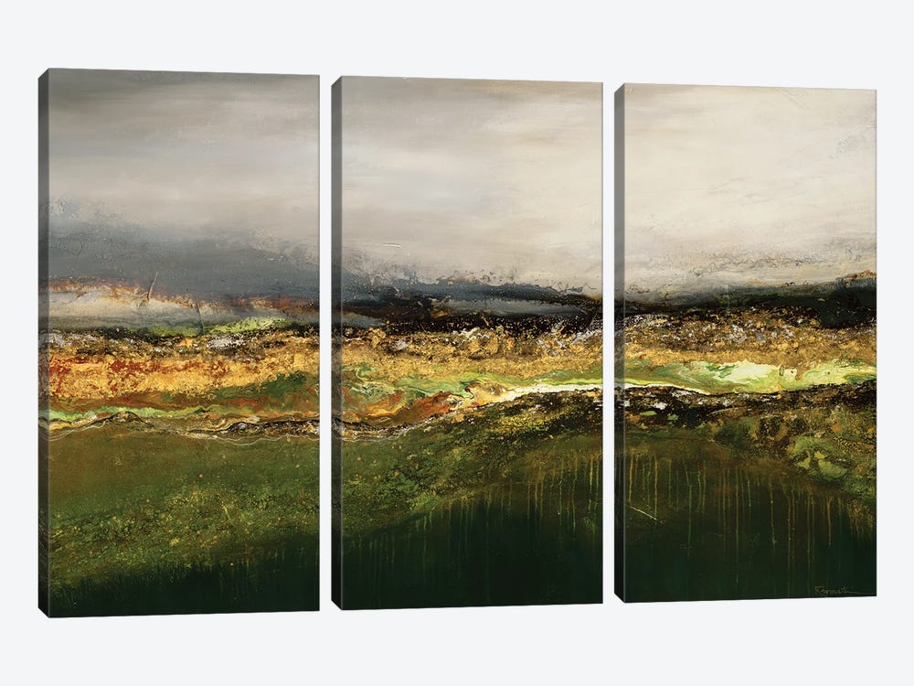 Off In The Distance by Ruth Fromstein 3-piece Canvas Art Print