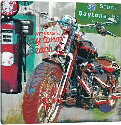 Daytona Beach Canvas Art Print