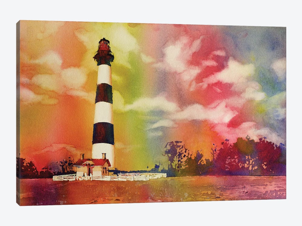 Bodie Island Lighthouse by Ryan Fox 1-piece Canvas Art