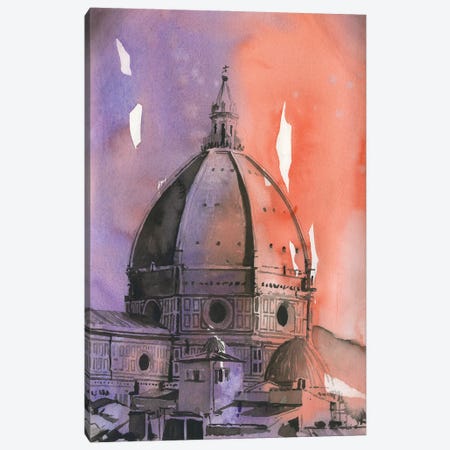 Brunelleschi's Dome - Florence, Italy Canvas Print #RFX18} by Ryan Fox Canvas Artwork