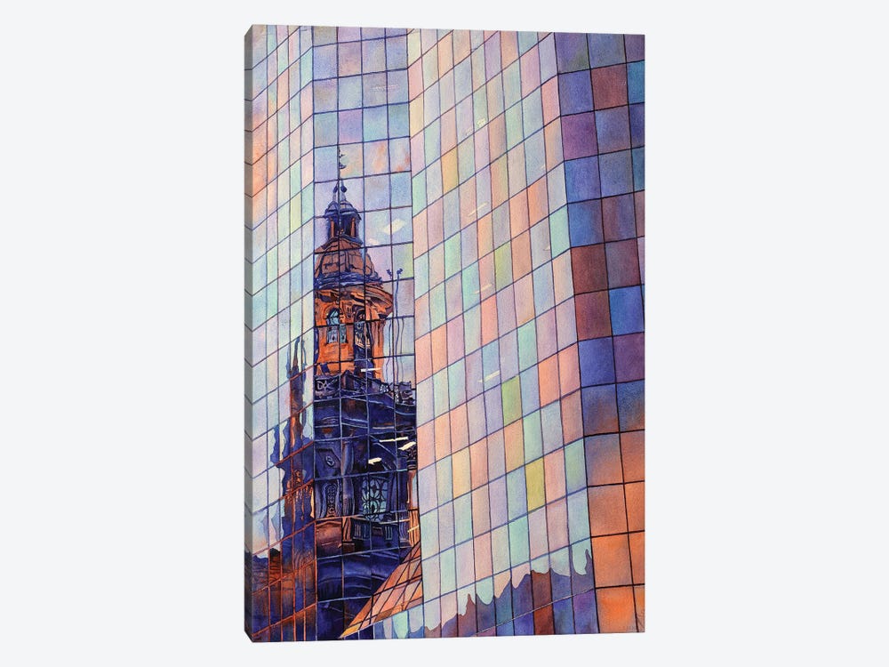 Cathedral Reflection - Santiago, Chile by Ryan Fox 1-piece Art Print