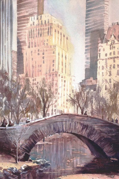 Central Park: Central Park Bridge - NYC by Ryan Fox