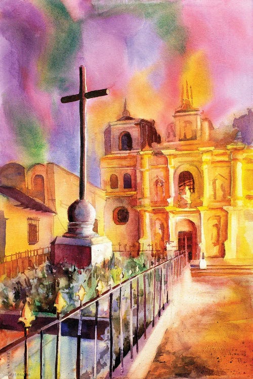 Church In Antigua - Guatemala by Ryan Fox wall art
