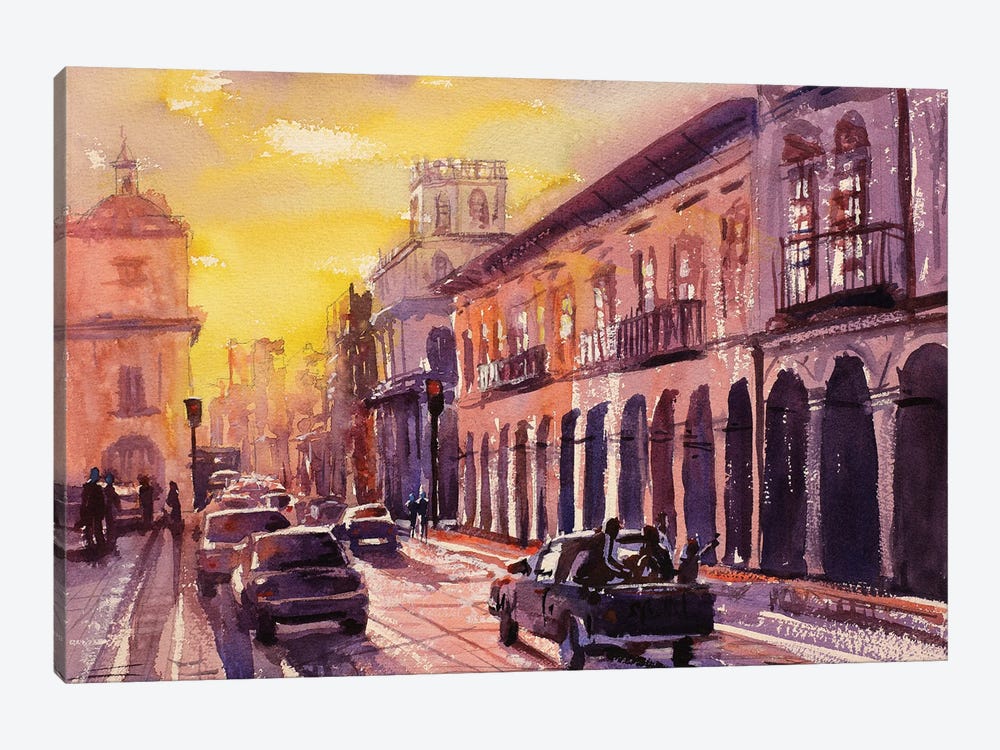 Cuenca At Sunset - Ecuador by Ryan Fox 1-piece Canvas Print