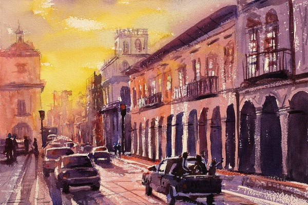 South America: Cuenca At Sunset - Ecuador by Ryan Fox