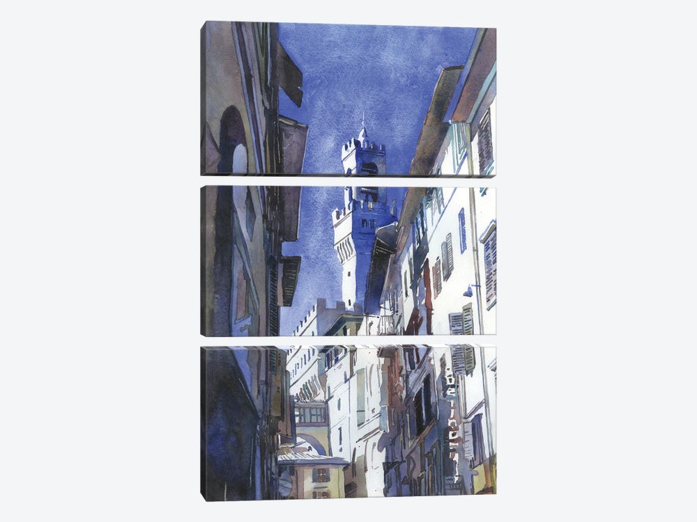 Florence Cityscape - Italy by Ryan Fox 3-piece Canvas Art Print