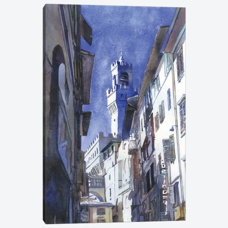 Florence Cityscape - Italy Canvas Print #RFX37} by Ryan Fox Art Print