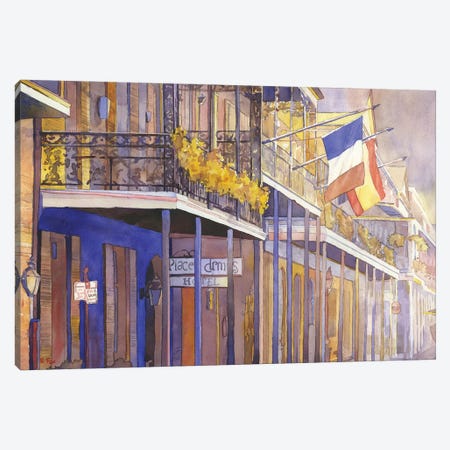 French Quarter - New Orleans, Louisiana Canvas Print #RFX39} by Ryan Fox Canvas Artwork