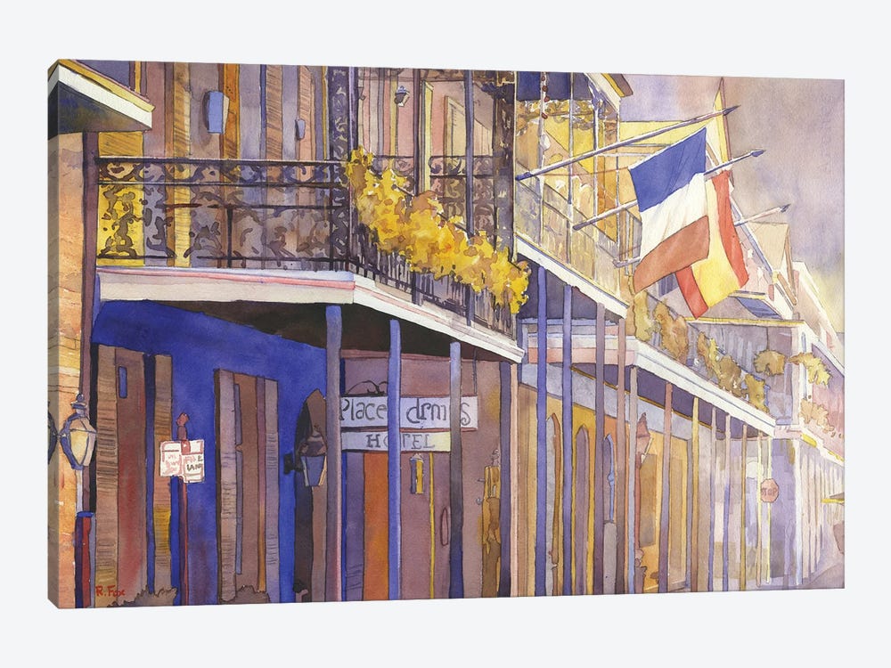 French Quarter - New Orleans, Louisiana by Ryan Fox 1-piece Canvas Print