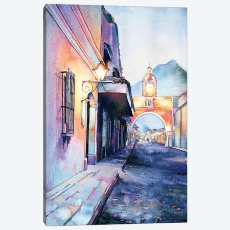 Arch Of Santa Catalina - Antigua, Guatemala Canvas Print #RFX3} by Ryan Fox Canvas Artwork