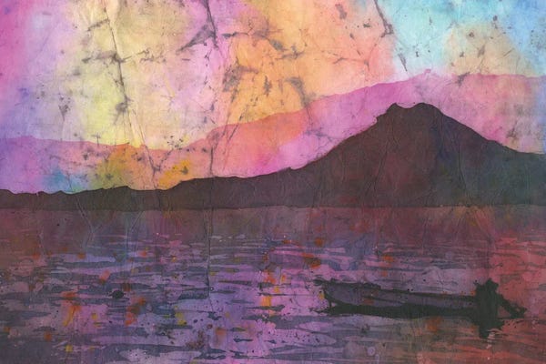 Lake Sunrises & Sunsets: Lake Atitlan Sunset - Guatemala by Ryan Fox