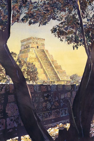 Ancient Ruins: Mayan Ruins At Chichen Itza - Mexico by Ryan Fox