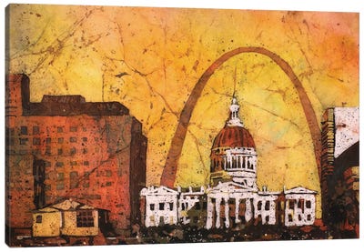 Old Courthouse - St. Louis, MO Canvas Art Print - Arches