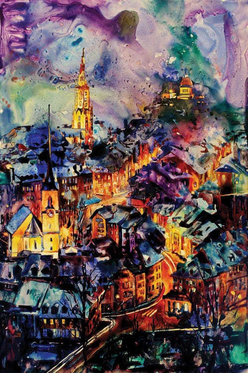 Bern, Switzerland Sunset
