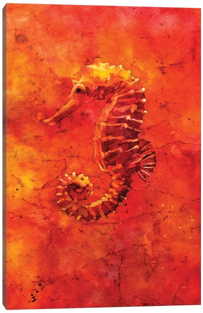 Seahorse Canvas Art Print - Seahorse Art