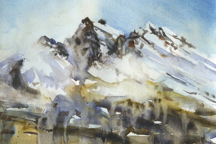 Snowy Mountain by Ryan Fox wall art