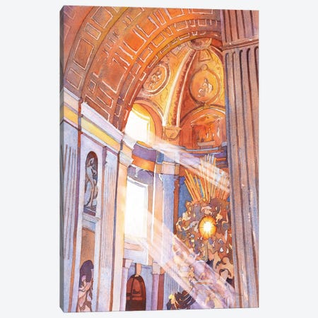 St. Peter's Basilica Canvas Print #RFX67} by Ryan Fox Canvas Wall Art