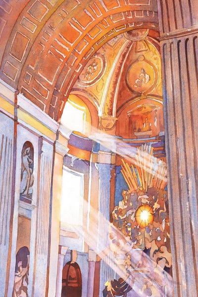 Ombres et Lumières: St. Peter's Basilica by Ryan Fox