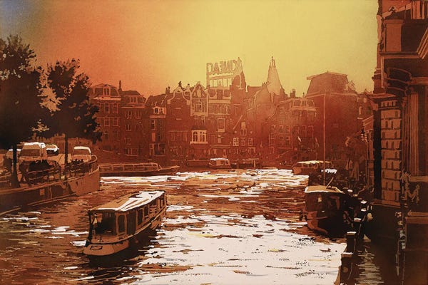 Ryan Fox: Amsterdam Sunset by Ryan Fox