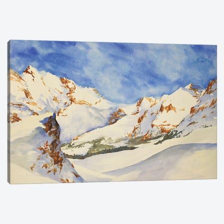 Swiss Alps Canvas Print #RFX73} by Ryan Fox Canvas Artwork