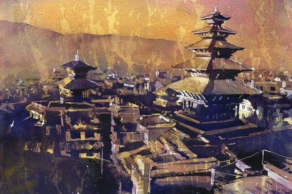 Nepal: Temple- Bhaktapur, Nepal by Ryan Fox