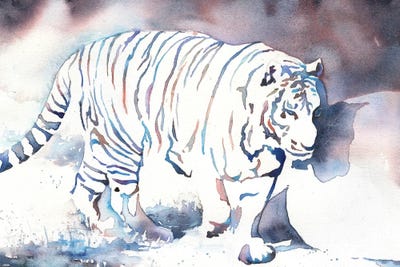 Tiger Walking by Ryan Fox multi panel art