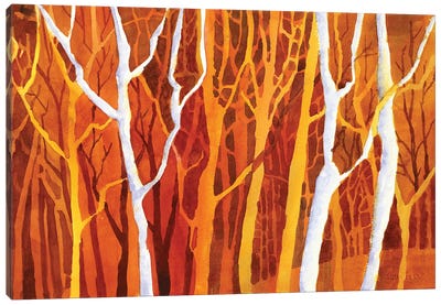 Tree Landscape Canvas Art Print - Ryan Fox