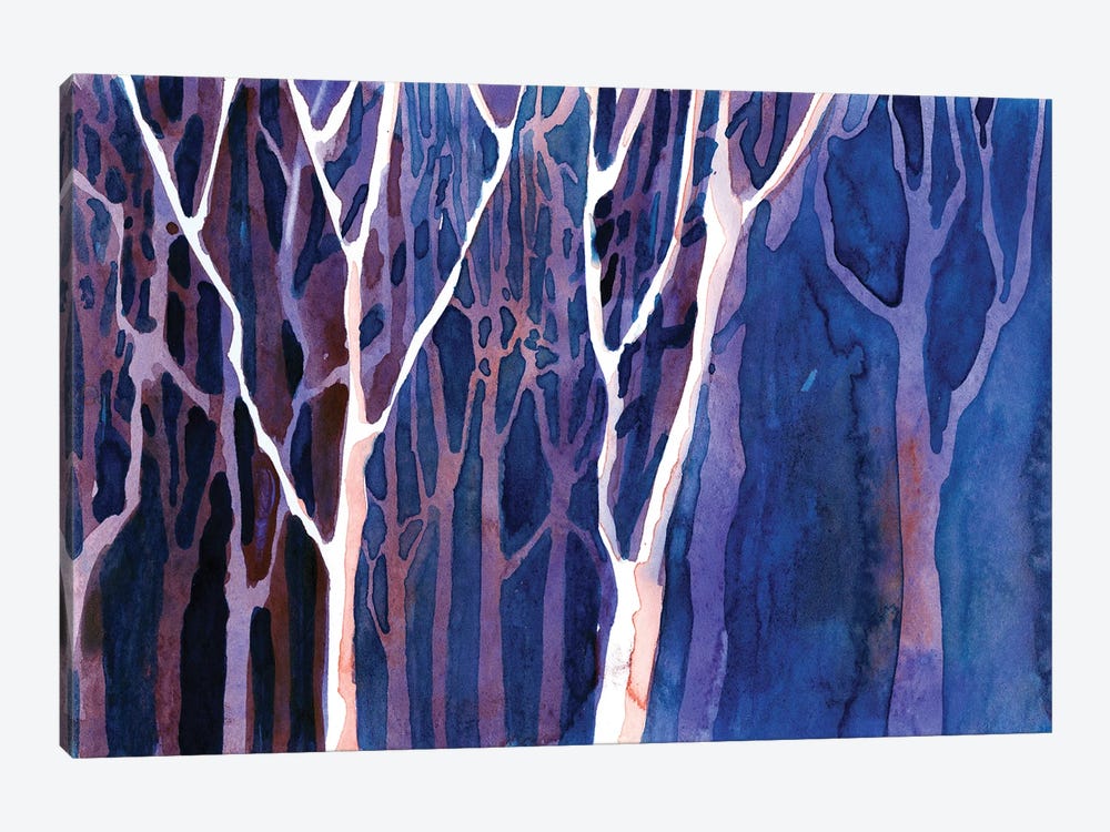 Trees In Forest Ii by Ryan Fox 1-piece Art Print