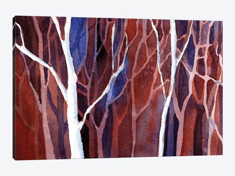 Trees In Forest by Ryan Fox 1-piece Art Print