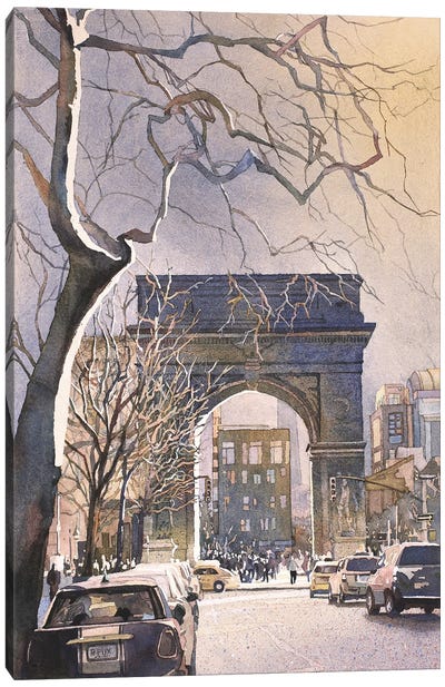 Triumphal Arch- New York City Canvas Art Print - Ryan Fox