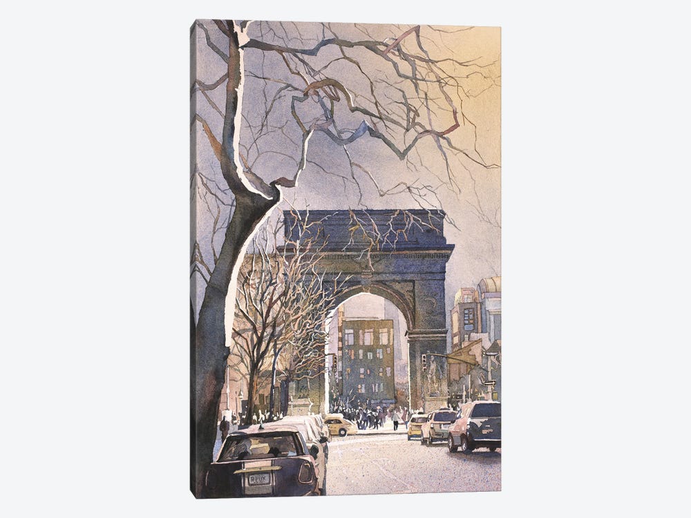 Triumphal Arch- New York City by Ryan Fox 1-piece Canvas Print