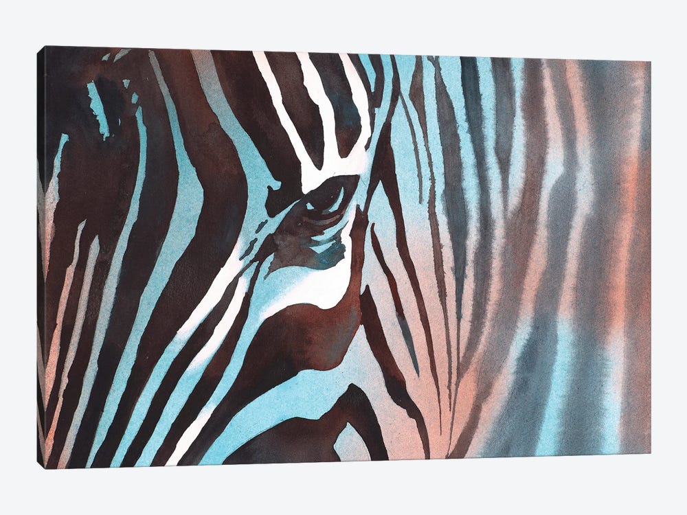Zebra by Ryan Fox 1-piece Canvas Art