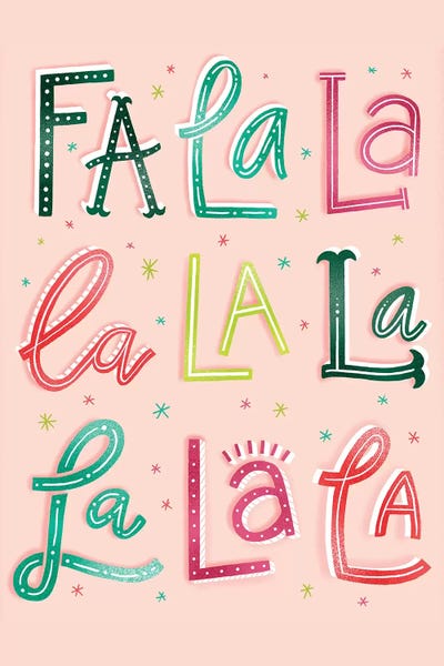 Pink Light Studio: Merry+Bright I by Richelle Garn