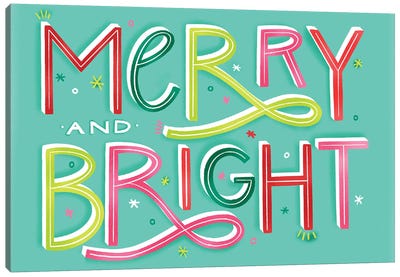 Merry+Bright IX Canvas Art Print