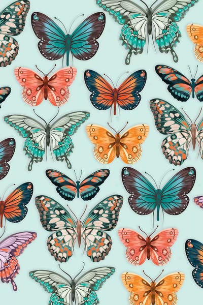 Chic Gingham Garden II by Richelle Garn art print