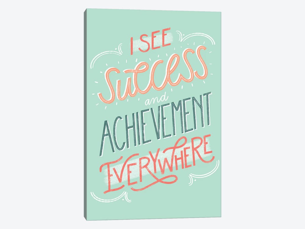 Success+Achievement by Richelle Garn 1-piece Canvas Artwork